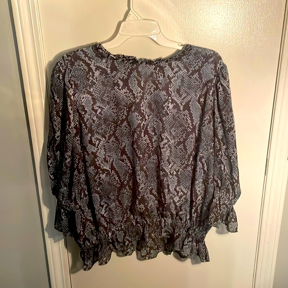 Animal print, blouse, from Ann Taylor